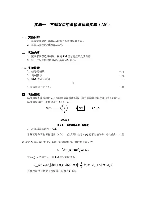 通信原理实验