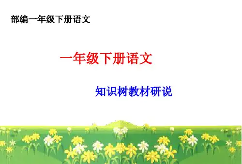 一年级语文下册-知识结构图(部编版)重点一目了然