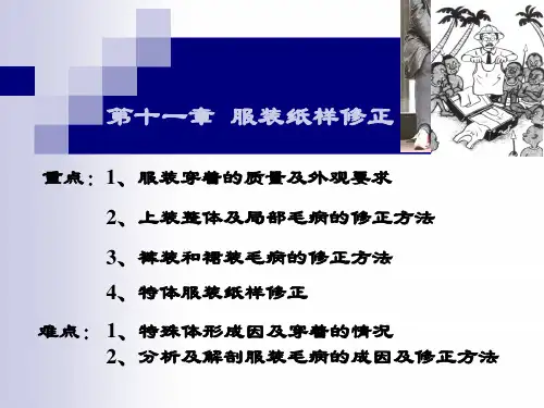 服装纸样设计(第二版)第十一章服装纸样修正资料