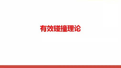 高中化学《有效碰撞》最新公开课PPT课件