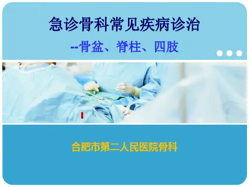 急诊骨科常见疾病诊治