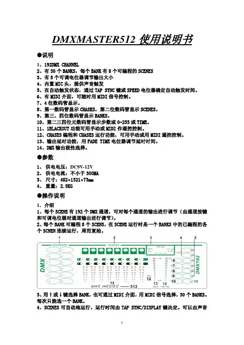 2012新版 192控台说明书