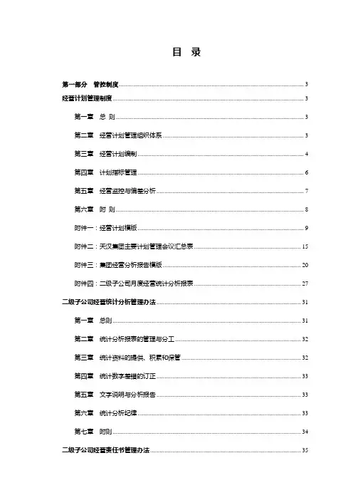 【营销制度】集团战略投资管控制度与操作流程