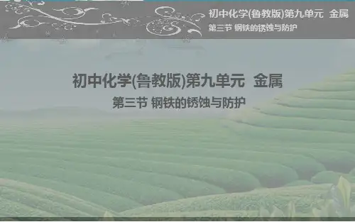第三节钢铁的锈蚀与防护课件(鲁教版化学)