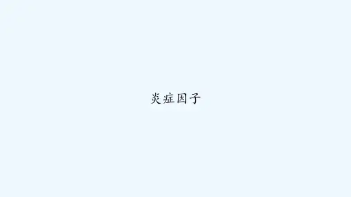 炎症因子 PPT