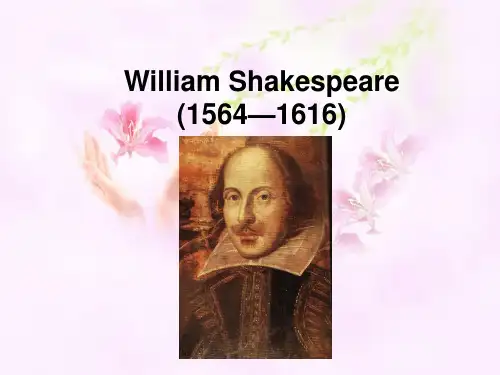 William Shakespeare(sonnet 18)