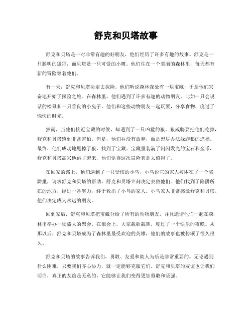 舒克和贝塔故事