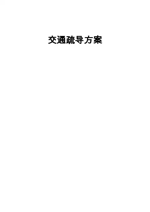 交通疏导方案28001