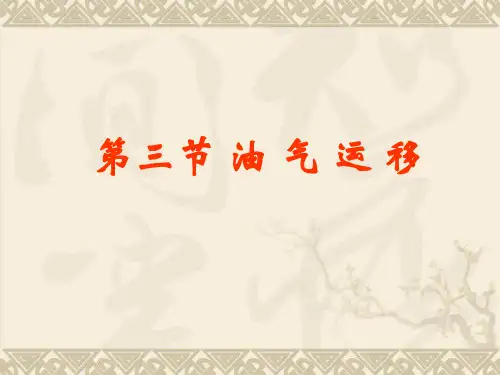 第三节油气运移概论