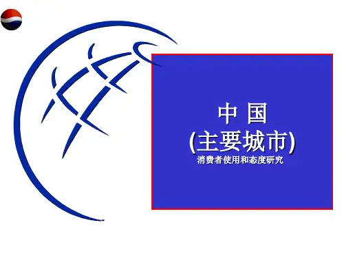 百事可乐消费行为态度分析(ppt 61页)