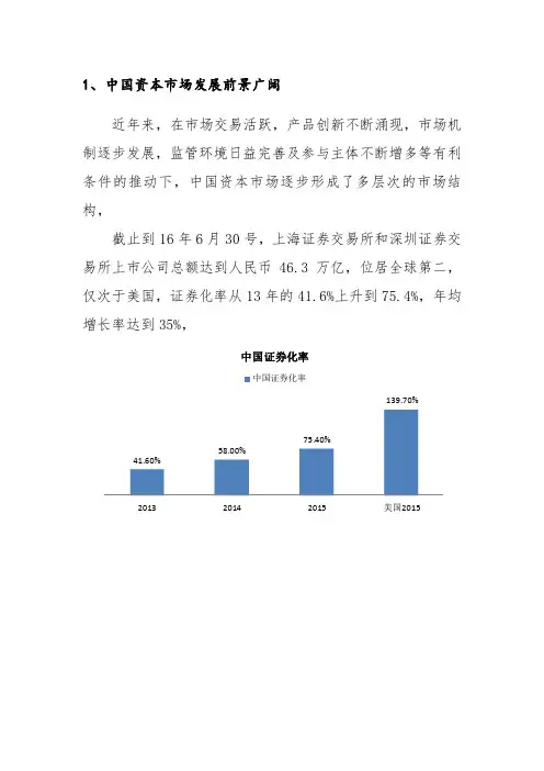 中国资本市场现状分析