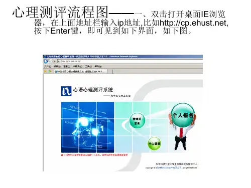 心理测评流程图