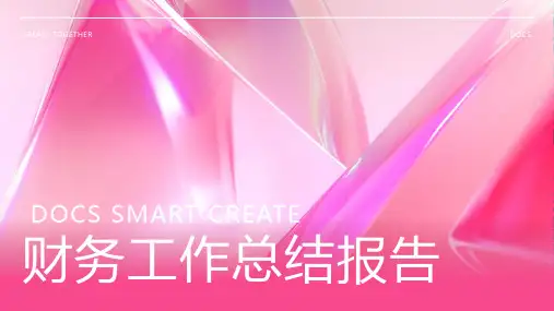 财务工作总结ppt范文