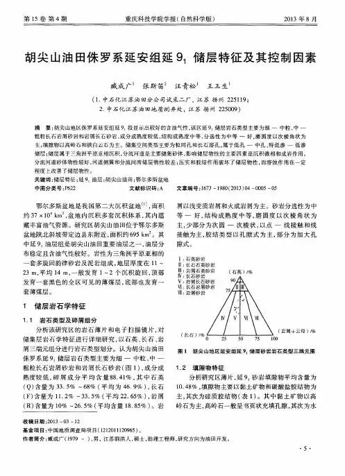 胡尖山油田侏罗系延安组延9_1储层特征及其控制因素