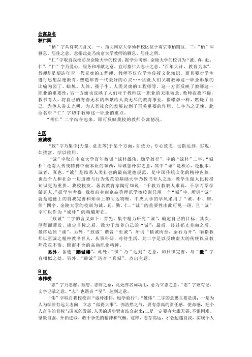 公寓命名