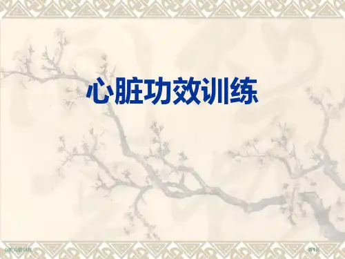 心脏功能训练专家讲座