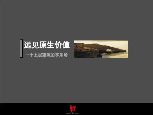 东莞某地产松山湖_兰乔圣菲推广构想与主题思路_88PPT