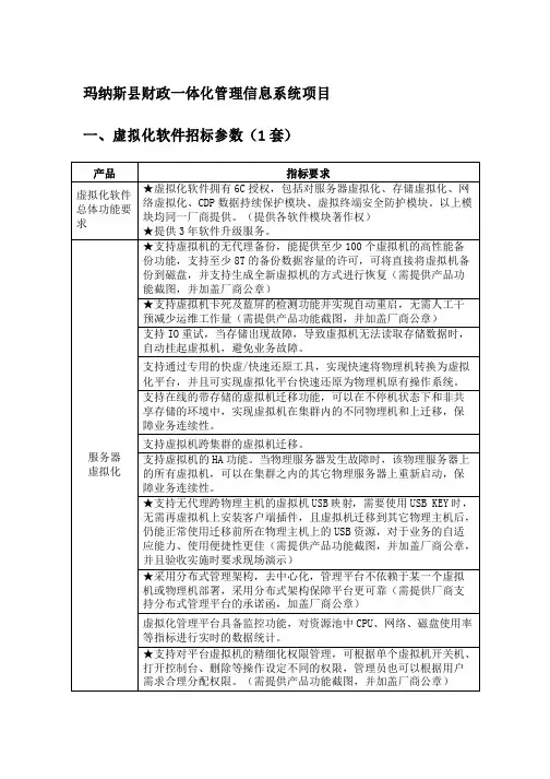 玛纳斯财政一体化管理信息系统项目