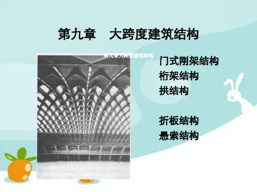 第九章大跨度建筑结构