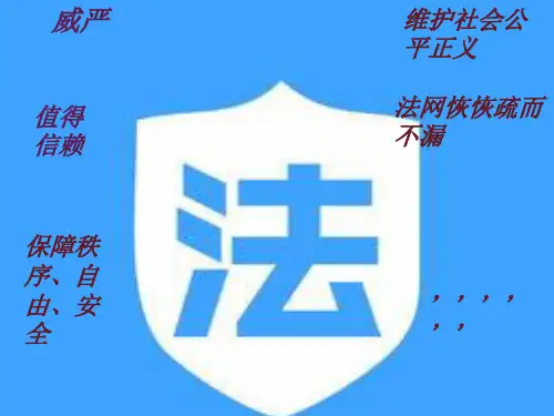 新教科版七年级道德与法治下册《五单元 无序与有序  第十二课 法律与生活》课件_16