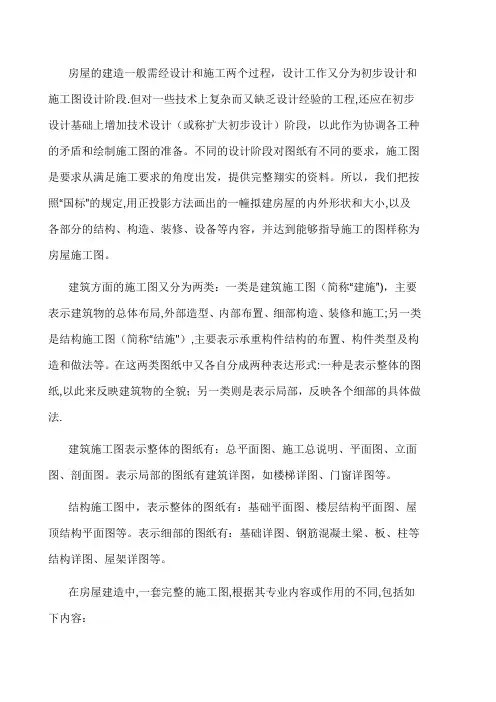 建筑施工图常用符号及图例