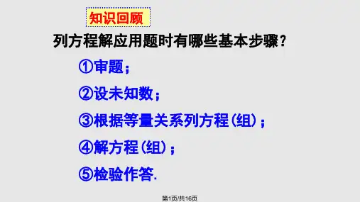 实际问题与一元二次方程传播问题PPT课件