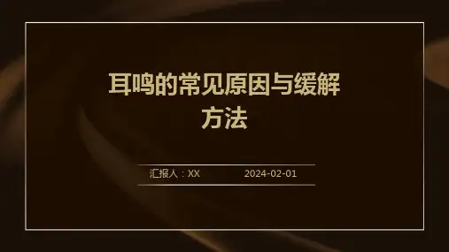 耳鸣的常见原因与缓解方法
