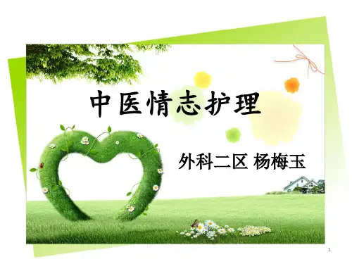 中医情志护理ppt课件