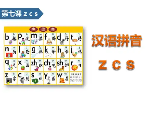 《zcs》汉语拼音-PPT标准课件