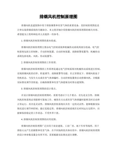 排烟风机控制原理图