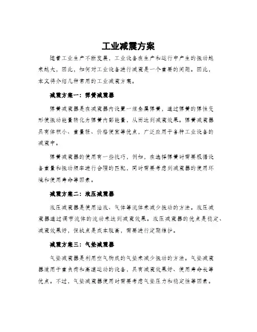 工业减震方案