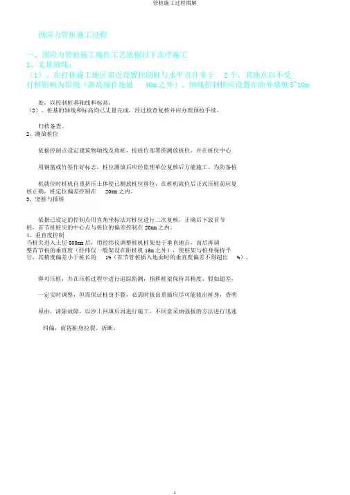 管桩施工过程图解