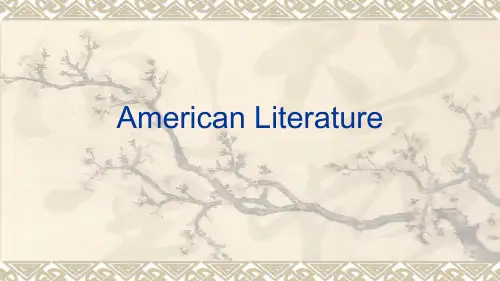 美国文学 课件1-puritanism清教主义