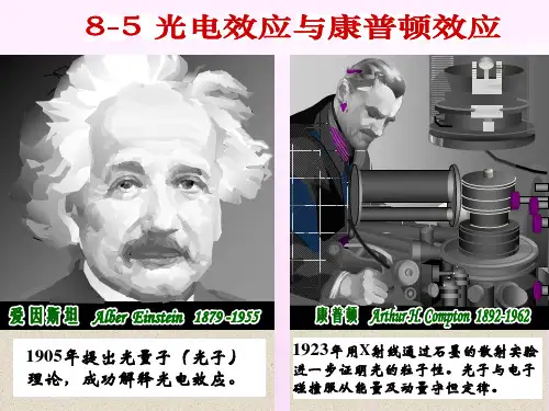 康普顿效应与光电效应的异同