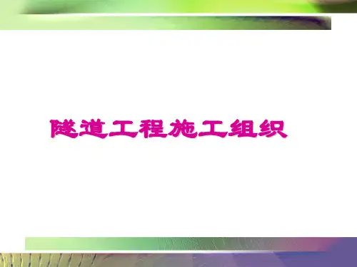 _隧道施工组织设计