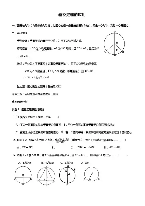 垂径定理的应用