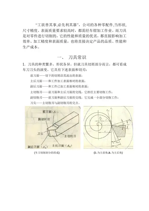刀具基础知识 (2)精选全文完整版