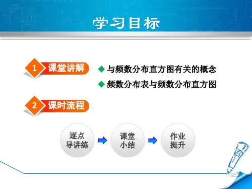 人教版七年级数学下册102直方图课件