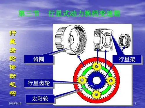 第五章第三节   行星式动力换档变速器