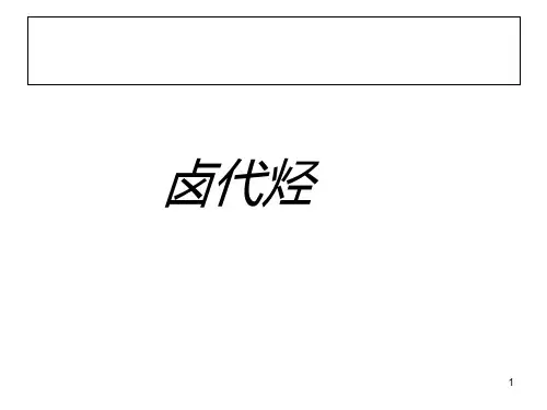 化学课件《卤代烃》优秀ppt20 人教课标版