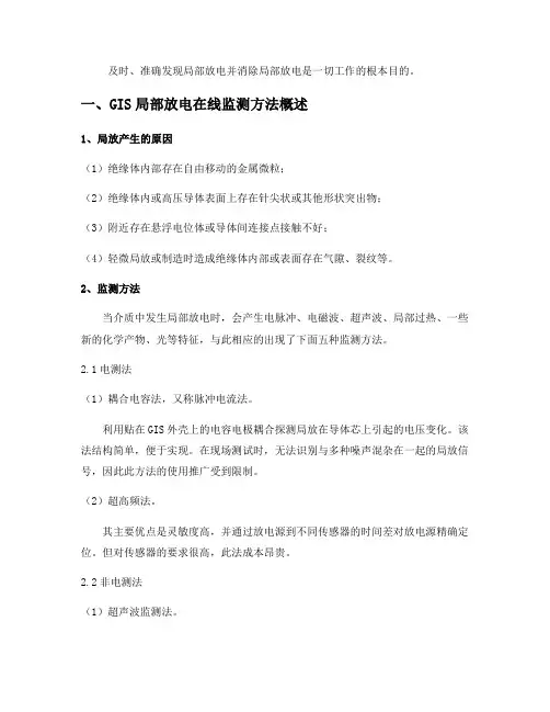 GIS局放在线监测测试系统、模式识别、定位与数据分析.