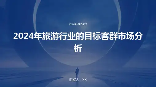 2024年旅游行业的目标客群市场分析