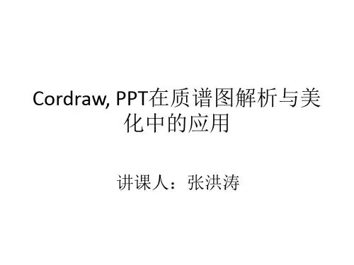 3 质谱软件的使用-Chem Office 结构绘制修饰和标示示意图