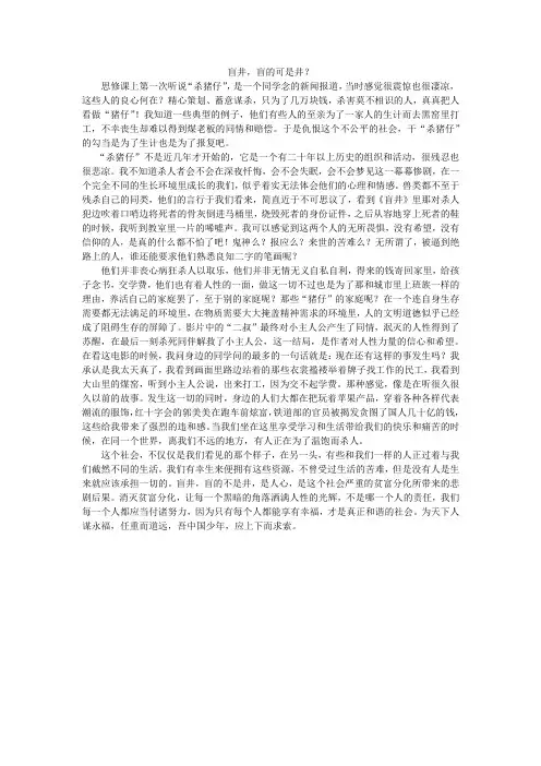 盲井