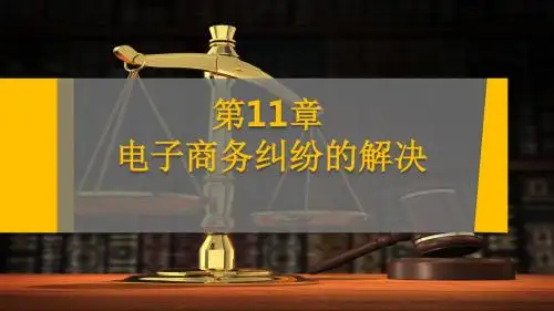 电子商务法第十一章