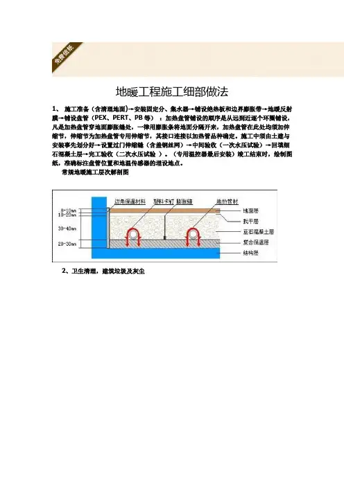 地暖详细做法培训课件
