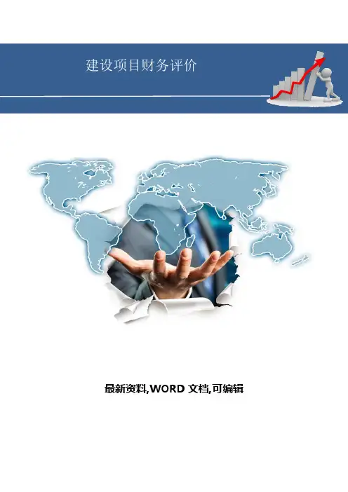 建设项目财务评价