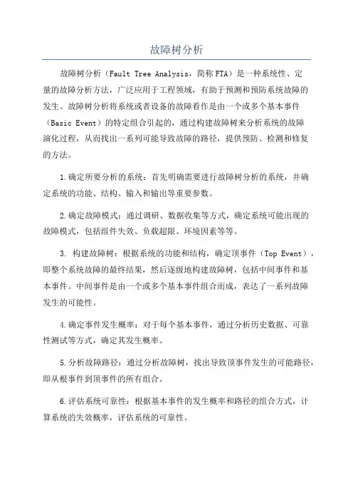 故障树分析