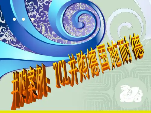 投资银行学并购案例