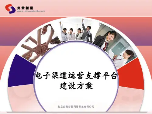 电子渠道运营支撑平台建设方案.ppt